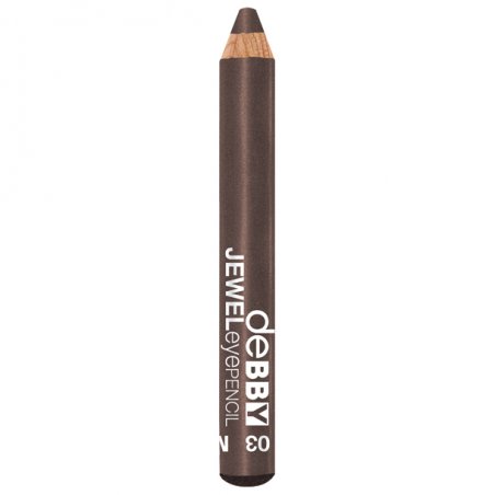 DEBBY Mega 03 Brown Metal Eye Pencil Cosmetic Makeup Product