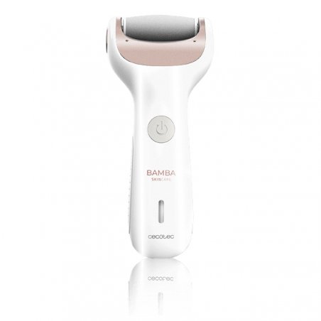 Cecotec Bamba Skincare Silky Electric Foot File with Rechargeable Battery 2 Modes Includes 2 Different Rollers