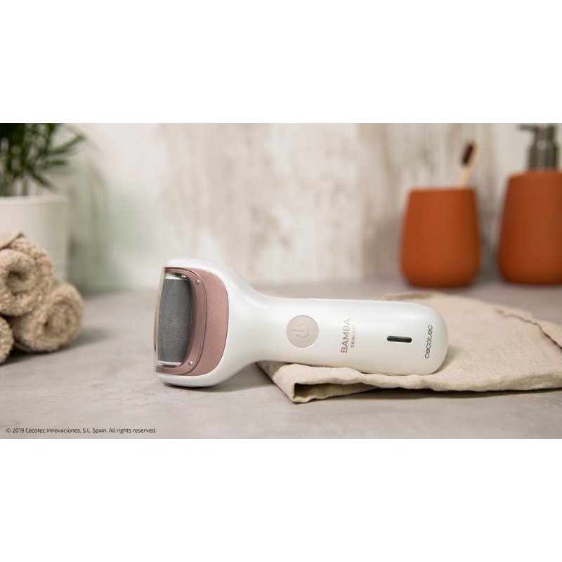 Cecotec Bamba Skincare Silky Polisseur à ongles électrique Secteur, Batterie