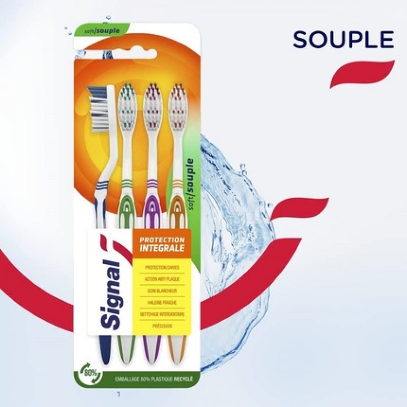 Signal Toothbrush Round Protection Soft Brush