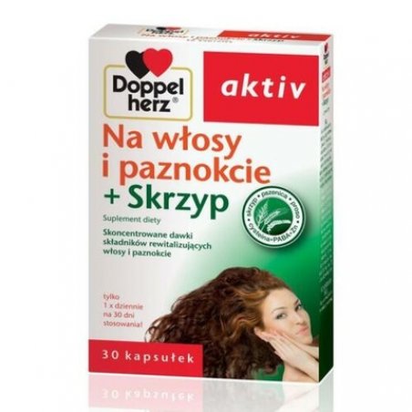 Doppelherz Aktiv Hair Nails Horsetail 30 Capsules