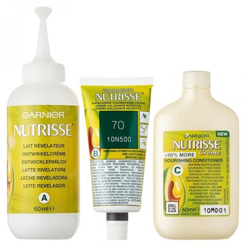 Garnier Nutrisse Permanent Hair Color with Nourishing Fruit Oils 070 Toffee Medium Blonde