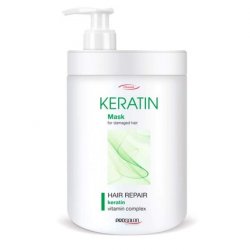 Prosalon Professional Keratin Hair Mask with Vitamin Complex for Dry, Damaged Hair - Hair Repair - 1000g