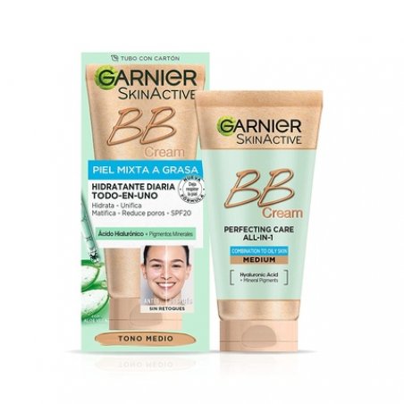 Garnier SkinActive BB Cream for Combination to Oily Skin SPF25 Medium 50ml