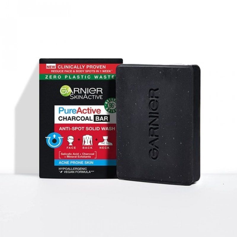 SKINACTIVE Pure Active Solid Soap with Charcoal 100g