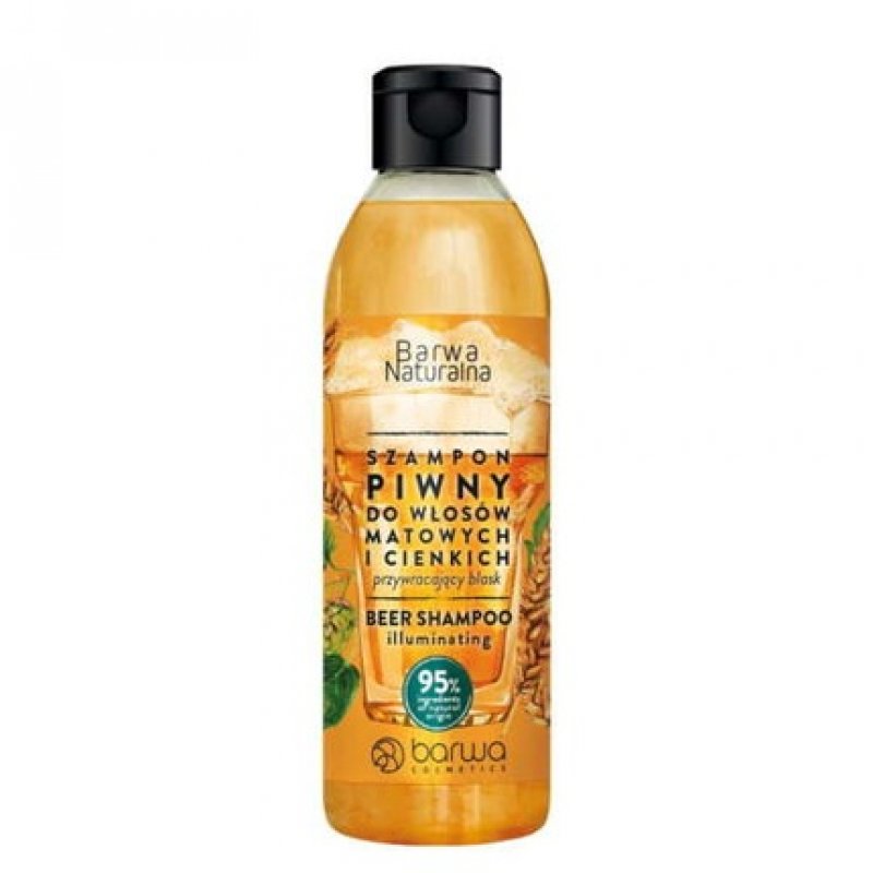 Barwa Natural Beer Shampoo for Dull and Thin Hair 300ml