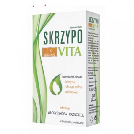 SKRZYPOVITA Biotin Complex for Beautiful Nails Skin and Hair 42 Tablets