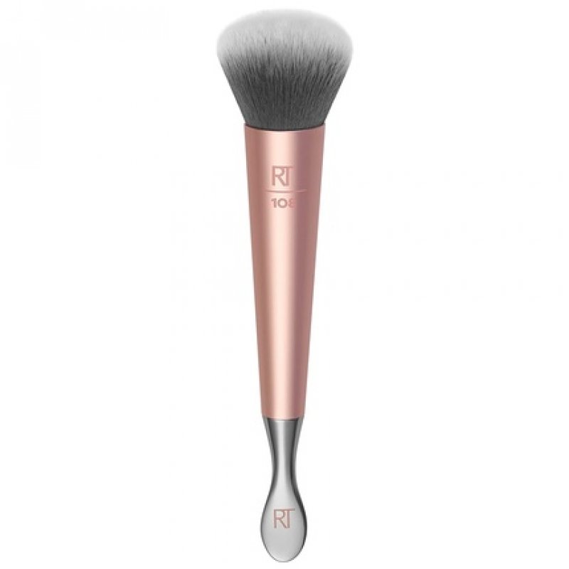 Real Techniques Dual-Ended Face Brush with Stainless Steel Scoop