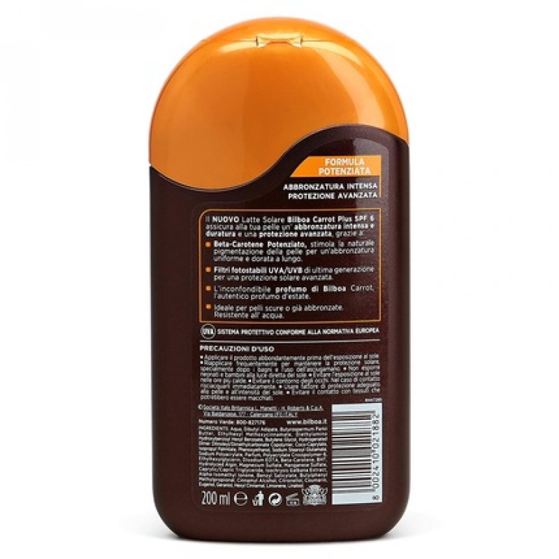 Carrot Plus Sunscreen SPF 6 Low Protection 200ml