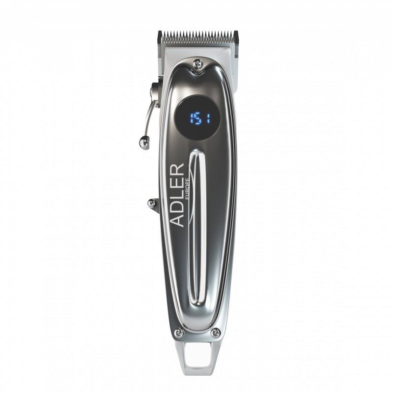 Adler AD 2831 Hair Clipper with LCD Display 100W 6 Attachments - Rechargeable Beard Trimmer