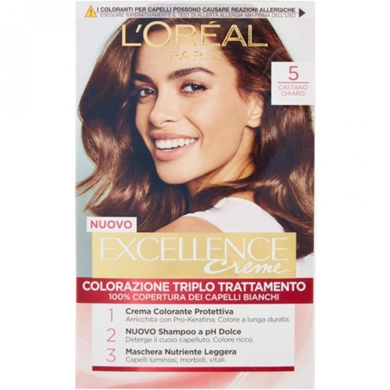 L'Oreal Paris Excellance N.5 Castano Chiaro Hair Dye Light Brown