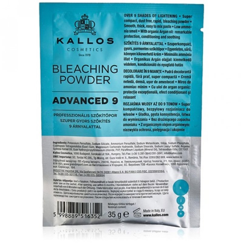 Kallos Kjmn Advanced 9 Professional Hair Lightener Sachet 35g