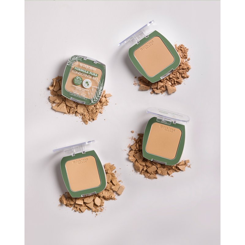Deborah Milano Bio Formula Pura 23 g Boîtier compact Poudre 4 Caramel