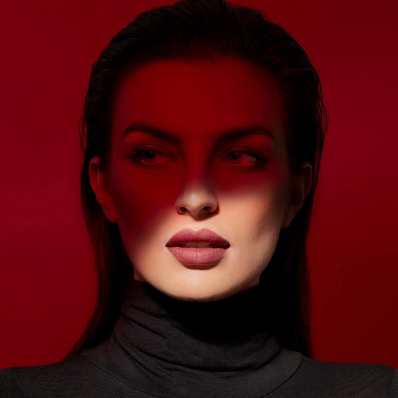 Deborah Milano Red Mat Matte Effect Lipstick with Collagen and Hyaluronic Acid 7 Pink Brick 4.5g