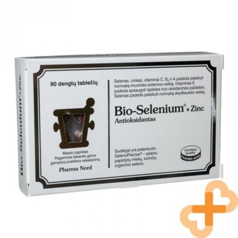 Pharma Nord Bio Selenium Zinc 90 Tablets Immune System Thyroid Health