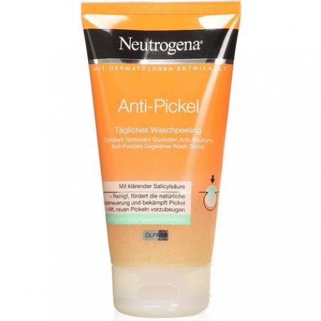 Neutrogena Anti-Pimple Face Cleanser Daily Exfoliating with Salicylic Acid for Blemish-Prone Skin Oil-Free 150ml