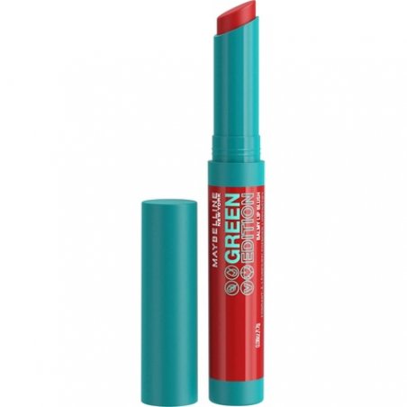 Maybelline Green Edition Balmy Lip Blush Lipstick Organic Vegan Natural Color 002 Bonfire