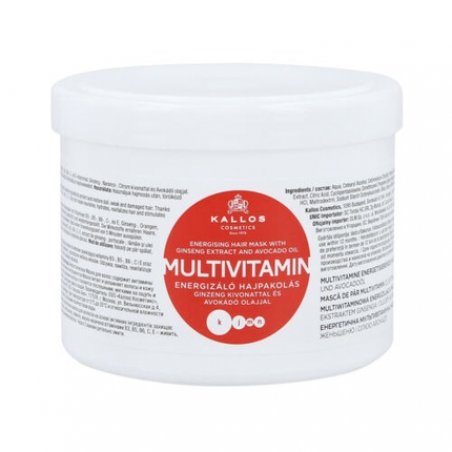 KALLOS KJMN MULTIVITAMIN Hair Mask with Avocado Oil 500ml