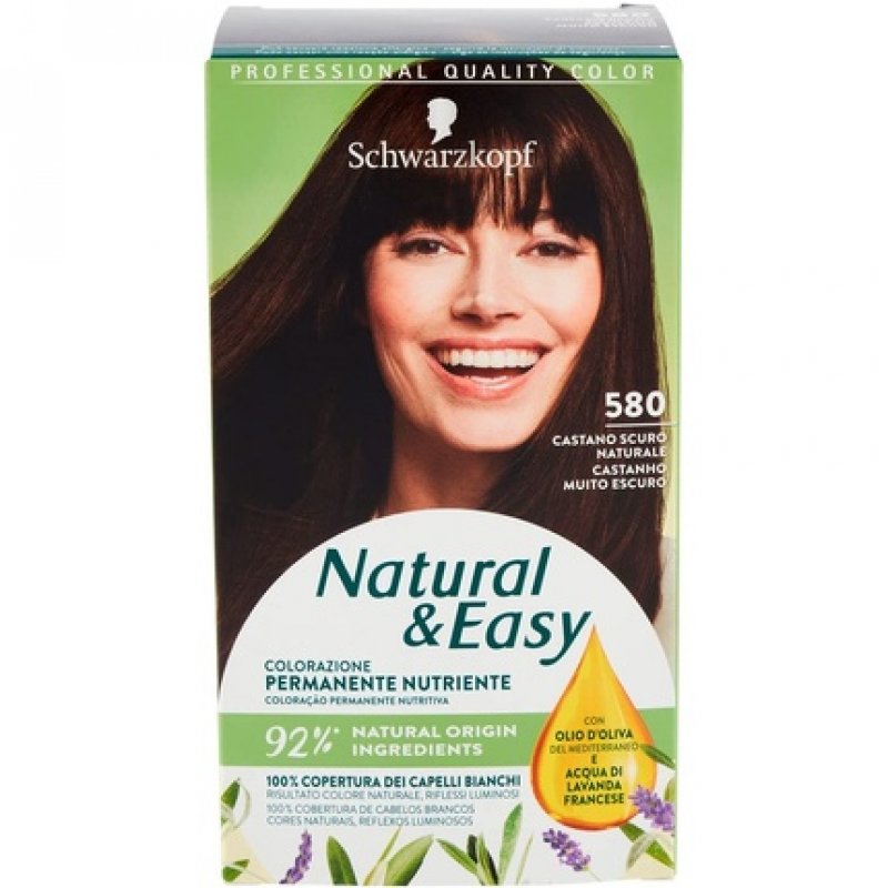 Natural&Easy Natural Dark Brown Hair Color No. 580