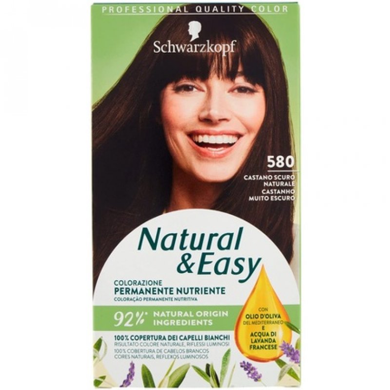 Natural&Easy Natural Dark Brown Hair Color No. 580
