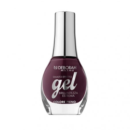 Deborah Milano Gel Effect Nail Enamel Chic Dark Red 230 8.5 ml