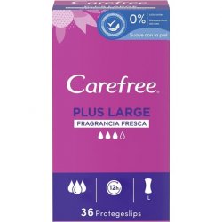 Carefree Plus Large Fresh 36 Count 140g