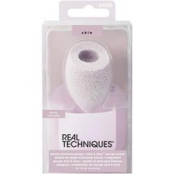 Real Techniques Exfoliating Miracle Cleansing Sponge and Sponge Holder Duo