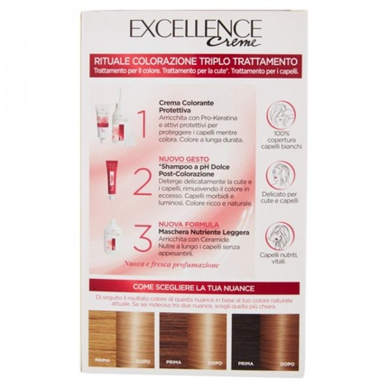 L'Oréal Paris Excellence Creme Triple Treatment Hair Color 8.1 Light Ash Blonde