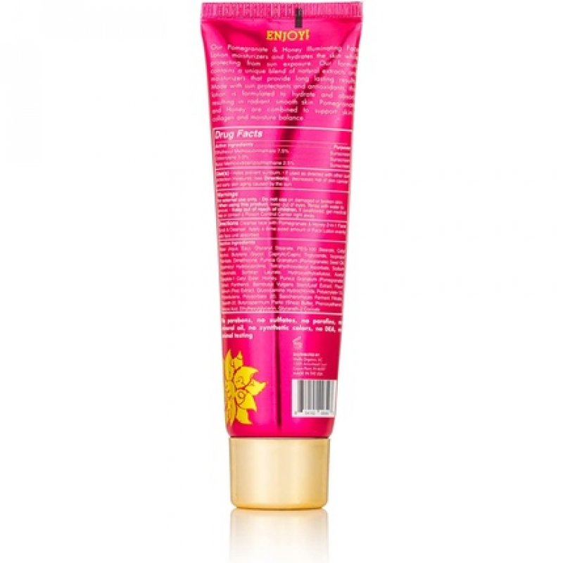 Mielle Organics Pomegranate & Honey Illuminating Face Lotion with SPF15 2oz