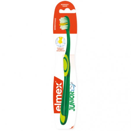 elmex Junior brosse à dents Vert Enfant