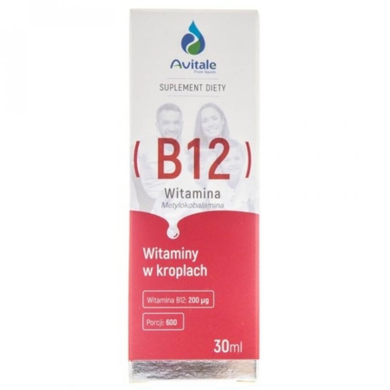 Aliness Avitale Vitamin B12 200mcg Drops 30ml