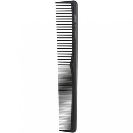 T4B Lussoni Cutting Comb Carbon Hair Cutting Comb for All Hair Types with Antistatic and Negative Ions, Coarse and Fine
