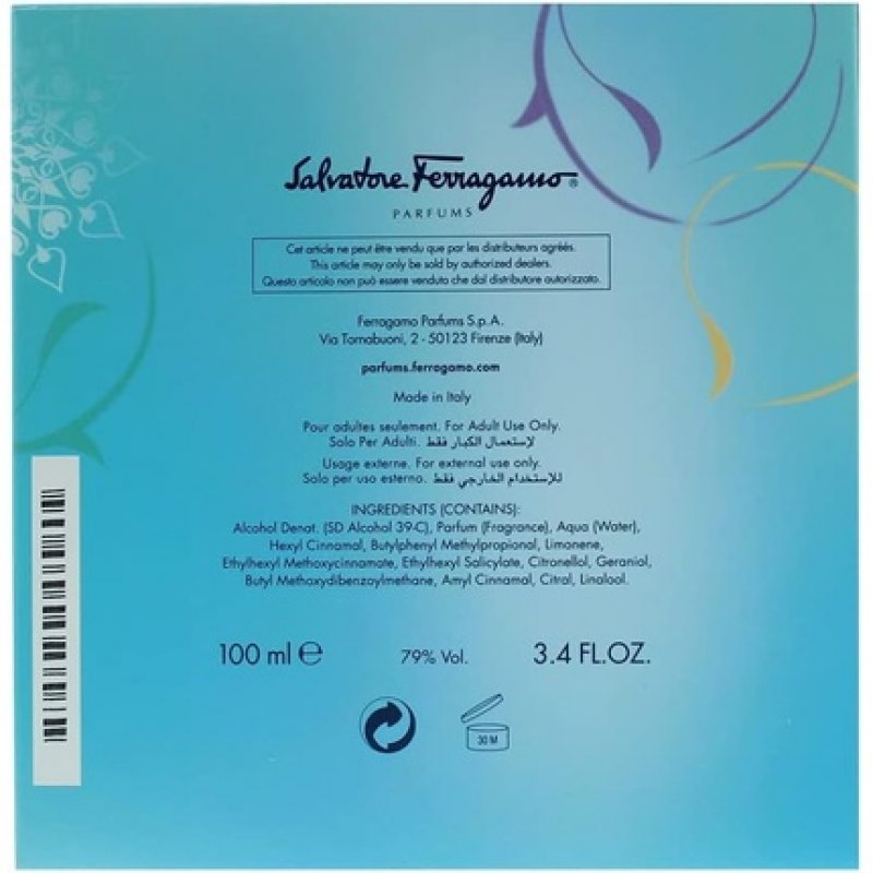 Salvatore Ferragamo Incanto Charm Eau de Toilette for Women 100ml