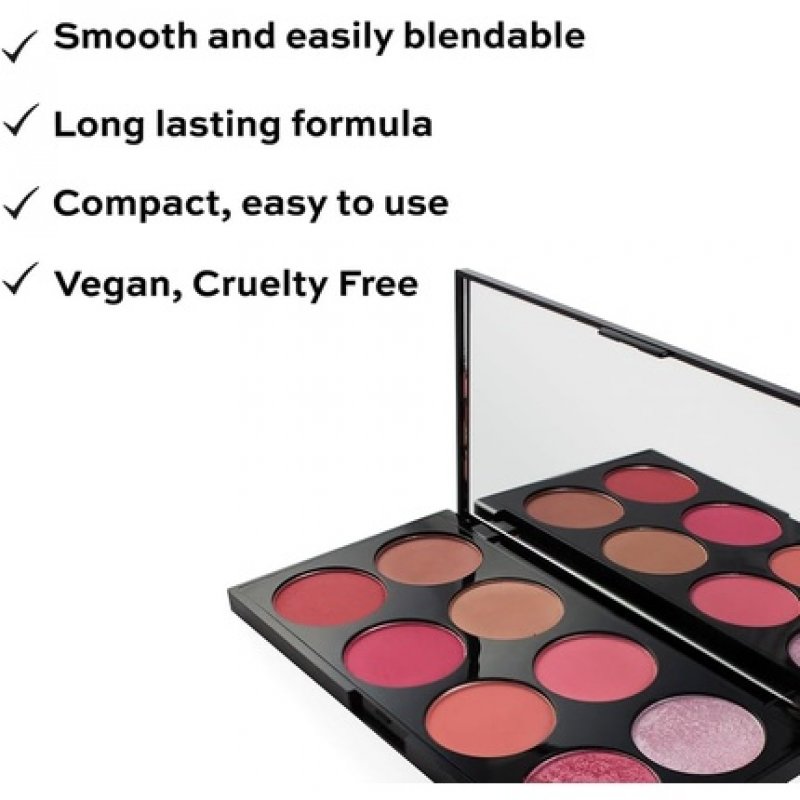 Makeup Revolution Ultra Blush Palette Sugar & Spice 8 Shades