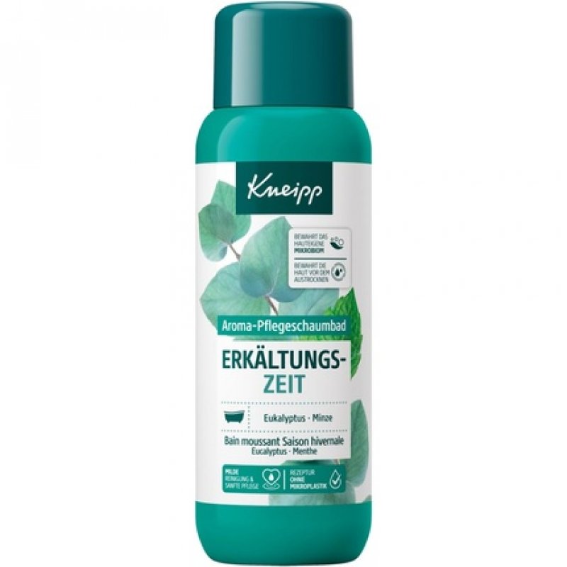 Kneipp Aroma Care Foam Bath Cold Time Bath Additive with Eucalyptus & Mint 400ml