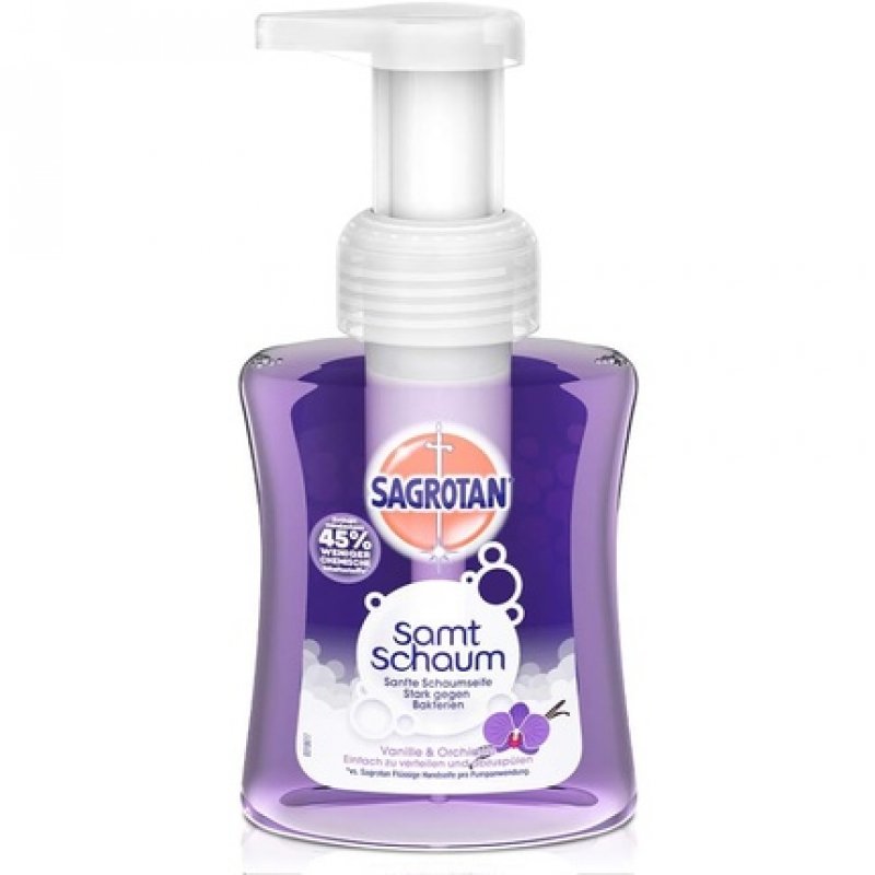 Sagrotan Vanilla & Orchid Velvet Foam Soap Antibacterial Foam Soap 250ml