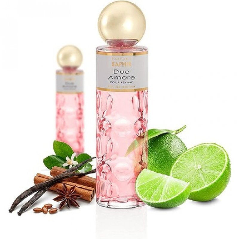 PARFUMS SAPHIR Aufgrund Amore Eau de Parfum for Women 200ml Due Amore