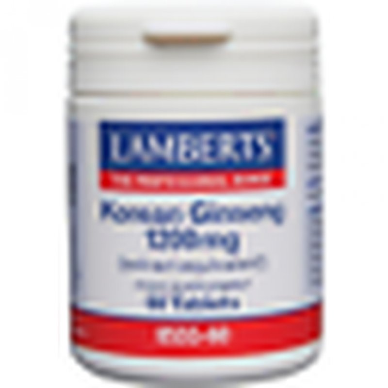 Lamberts Korean Ginseng 1200mg 60 Capsules