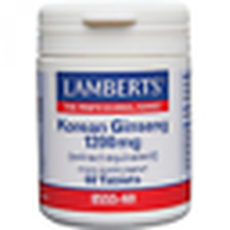 Lamberts Korean Ginseng 1200mg 60 Capsules
