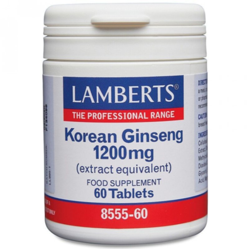Lamberts Korean Ginseng 1200mg 60 Capsules