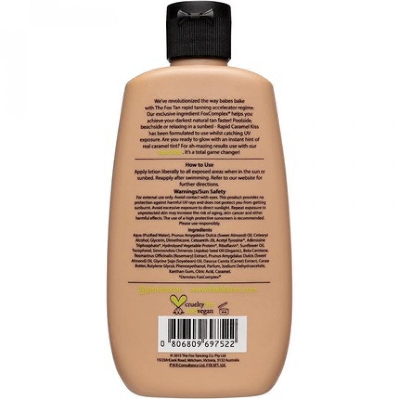 The Fox Tan Rapid Caramel Kiss Tanning Accelerator