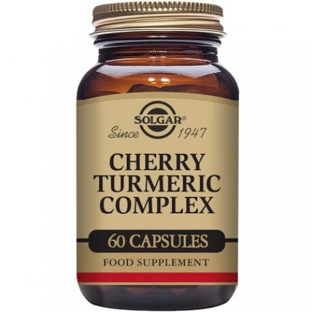 Solgar Cherry Turmeric Complex Vegetable Capsules - Antioxidant and Anti-Inflammatory Properties - For Daily Wellbeing