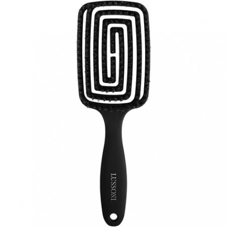 TB Tools for Beauty Lussoni Labyrinth Flexible Hairbrush for Detangling Wet and Dry Hair Synthetic Bristle Anti-Static