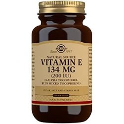 Solgar Vitamin E Softgels 134mg (200 IU) 250 Count