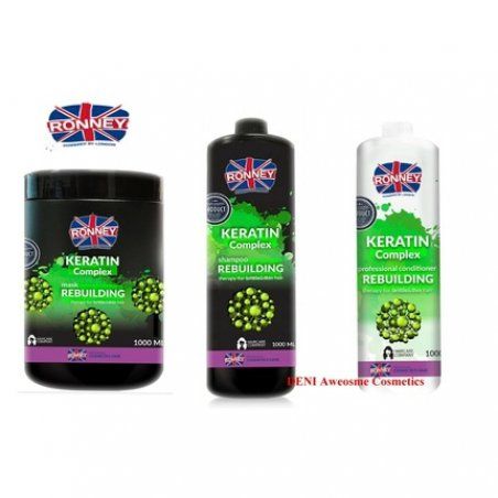 Ronney Keratin Hair Mask Shampoo Conditioner 1000ml