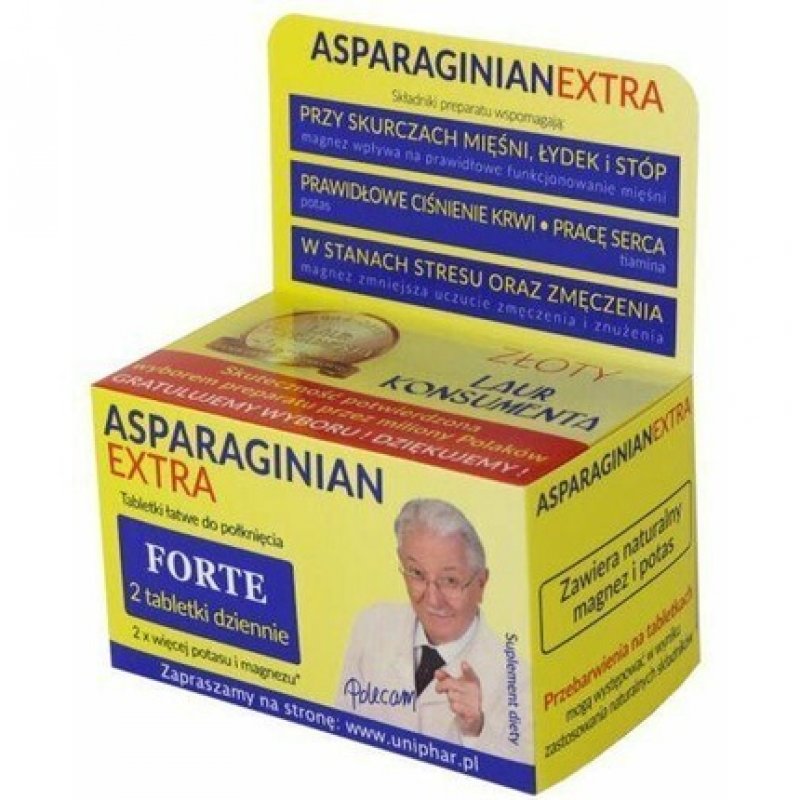 Asparaginian Extra 50 Tablets Potassium Magnesium - Stress and Fatigue