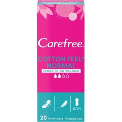 Carefree Cotton Extract Breathable Pantyliners