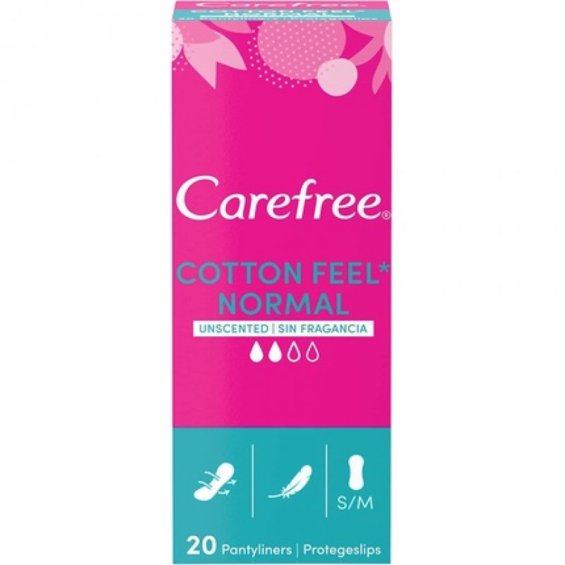 Carefree Cotton Extract Breathable Pantyliners