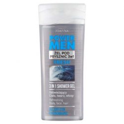 Joanna Power Men Refreshing 3-in-1 Shampoo-Shower Gel for Men
