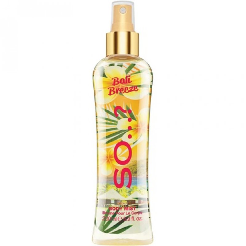 So...? Summer Escapes Women's Bali Breeze Body Mist Fragrance Spray 200ml